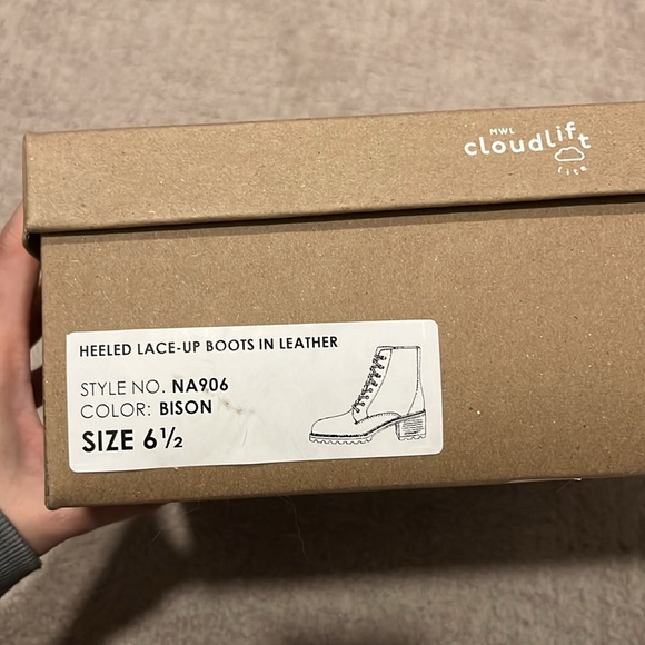 Madewell Patti Lace up Boot 6.5 - Picture 8 of 8